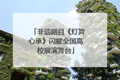 非遗剧目《灯舞心承》闪耀全国高校展演舞台