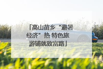高山苗乡“避暑经济”热 特色旅游铺就致富路