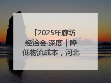 2025年廊坊经洽会·深度｜降低物流成本，河北物流集团找到一把“金钥匙”