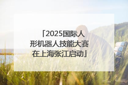 2025国际人形机器人技能大赛在上海张江启动