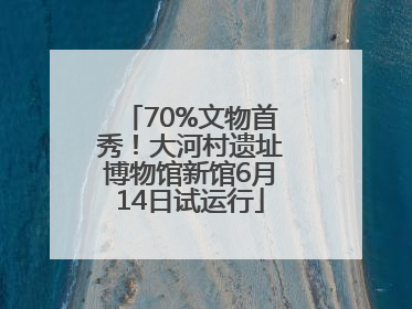 70%文物首秀！大河村遗址博物馆新馆6月14日试运行