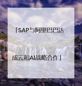 SAP与阿里巴巴达成云和AI战略合作